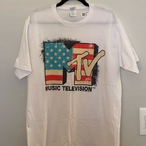 MTV Americana Logo tshirt size large